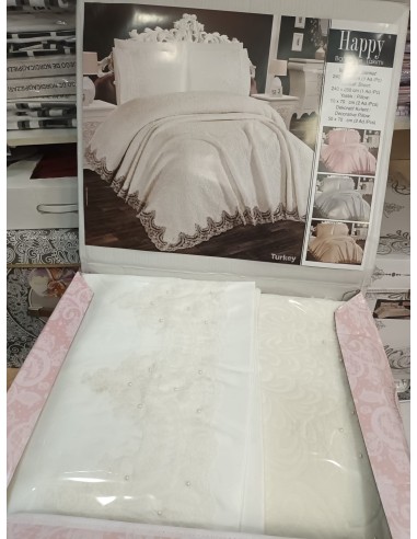 MANTA PUNTILLA BLANCO ROTO